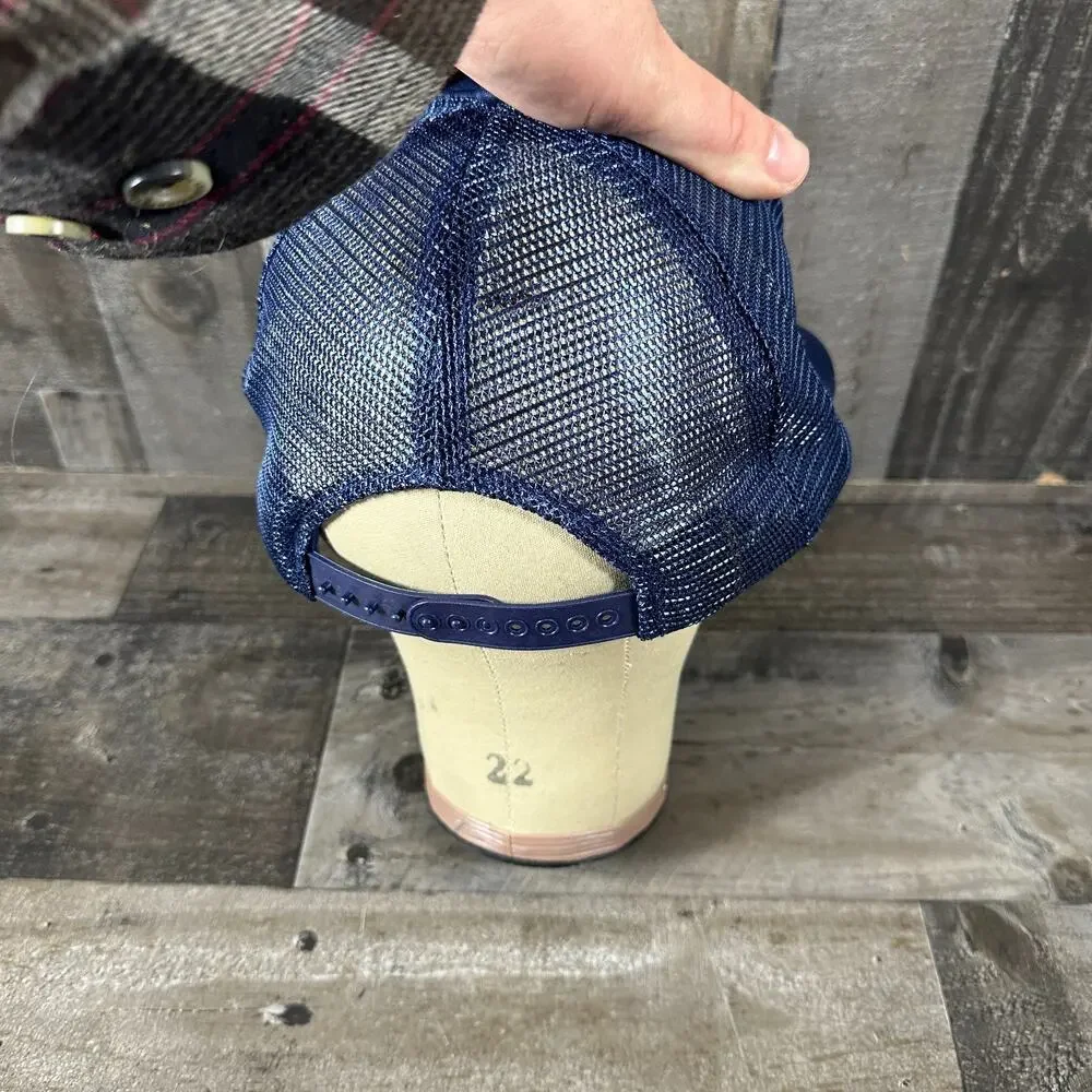 John's Salt Service‎ JSS Employee Worker Mesh Trucker Hat Scrambled Eggs